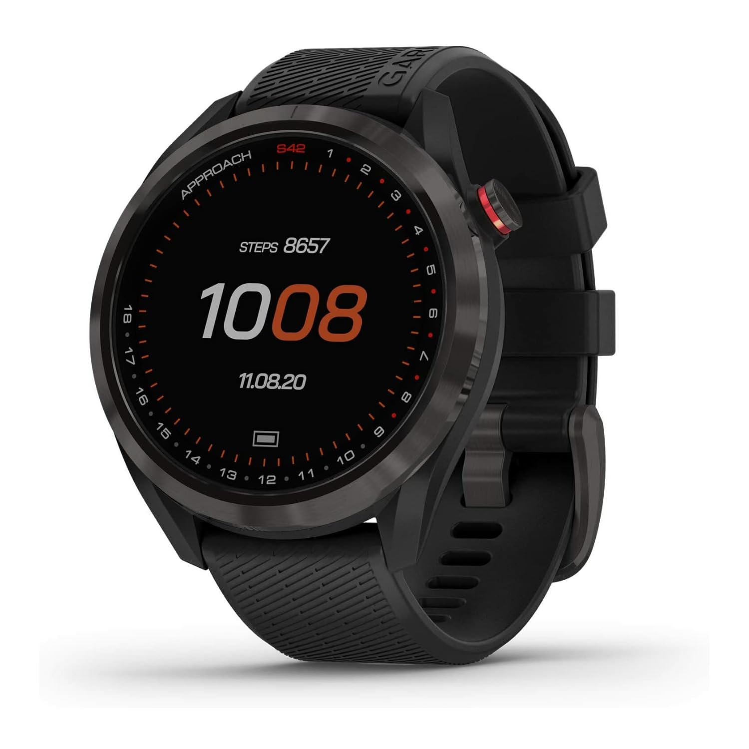 Garmin Approach S42, GPS Golf Smartwatch, Lightweight with 1.2